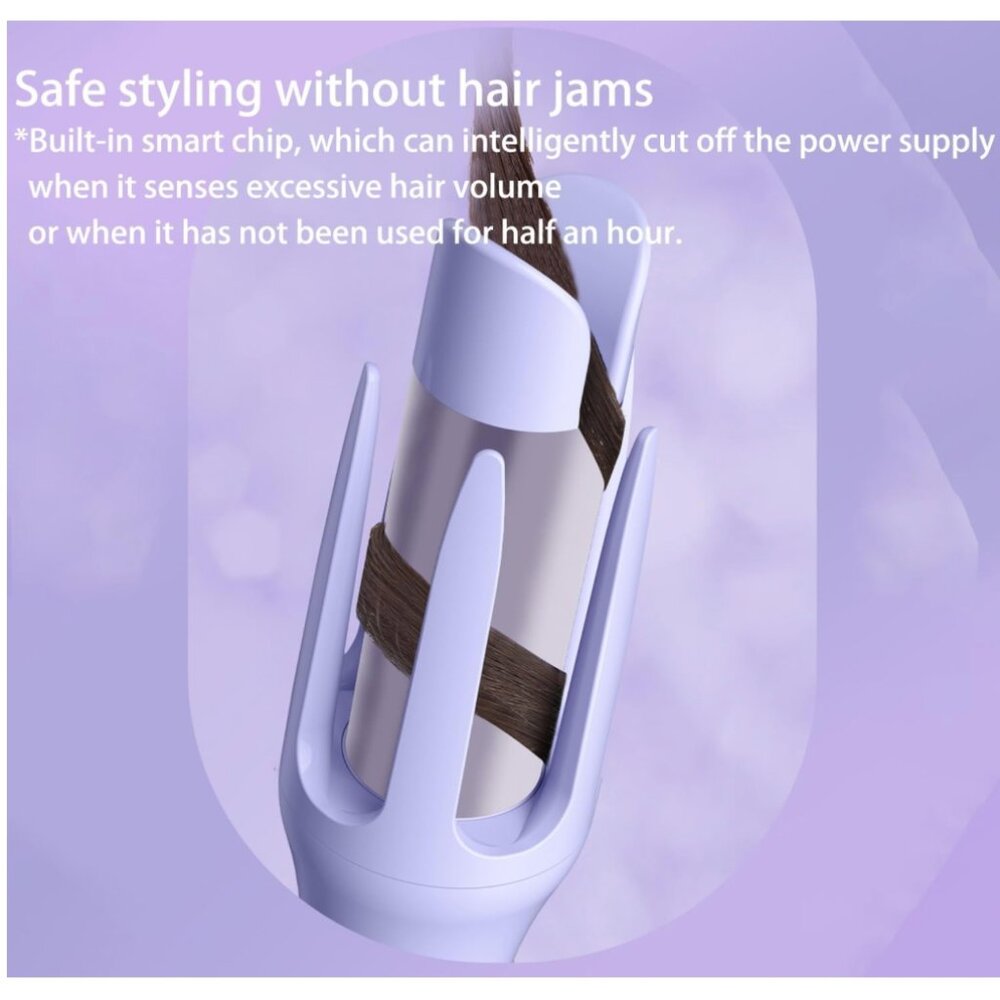 Automatic 3-barrel Hair Curler - Pink - Picture 4 of 6